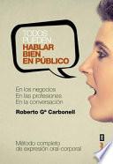 Libro Todos Pueden Hablar Bien En Publico