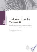 Libro Traducir el Concilio Vaticano II