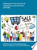 Libro UF2396 - Organización de eventos de marketing y comunicación