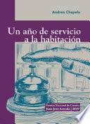 Libro Un año de servicio a la habitación