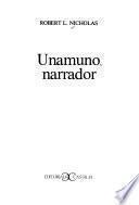 Libro Unamuno, narrador