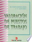 Libro Valoración de puestos de trabajo