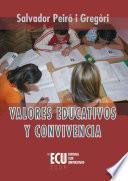 Libro Valores educativos y convivencia