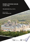 Libro Villancicos III (n.º 59-72). Padre Antonio Soler (1729-1783)